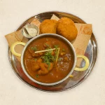 Khasta Kachori Aloo Sabzi Greek Yoghurt
