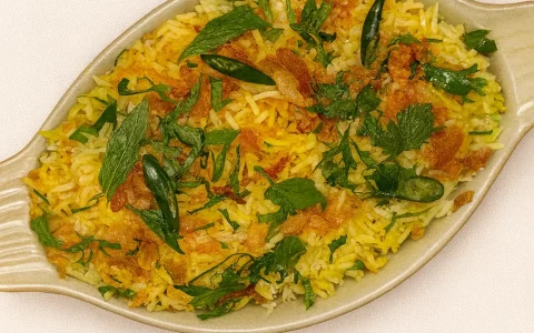 Vegetable Lamb Biryani